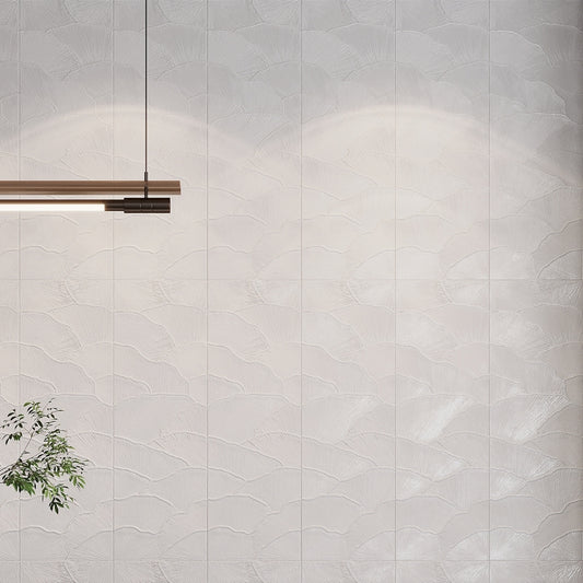 Off-White 12x36 Matte Ceramic Large Tile