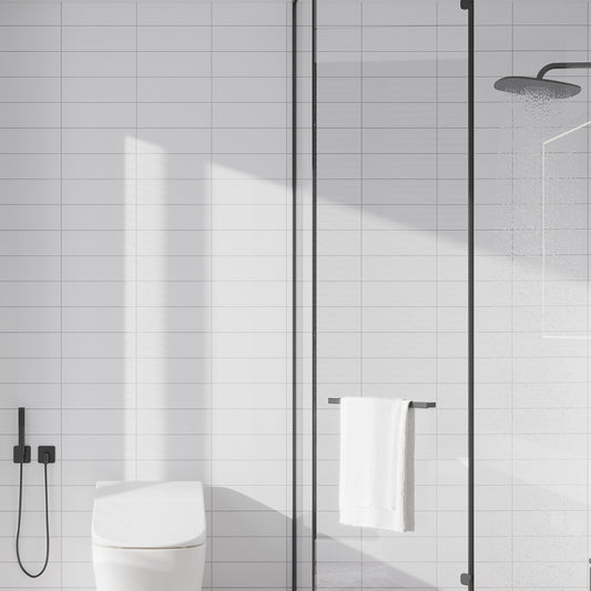 White 4 x 12 Matte Ceramic Subway Tile