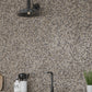 Beige 12 x 12 Glossy Penny Glass Mosaic Tile