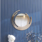 Blue, Gray 12x12 Glossy Glass Herringbone Mosaic Tile