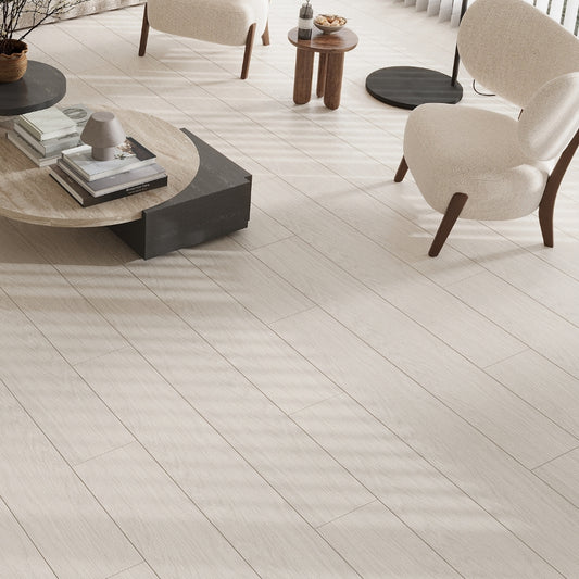 Almond Wood 10x60 Matte Porcelain Large Tile