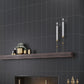 Black 4 x 12 Polished Ceramic Subway Tile