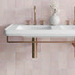 Soft Pink 5 x 5 Glossy Ceramic Square Tile
