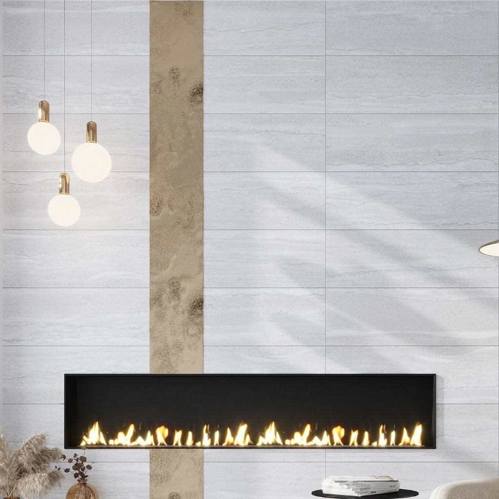 Light Gray 12x36 Matte Ceramic Large Tile