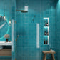 Turquoise Blue 6 x 6 Glossy Porcelain Tile