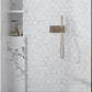White with gray veins 10 x 12 Polished Glass, Recycled Glass Mosaic Tile