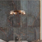 Slate Gray with Molten Copper 12 x 48 Matte Porcelain Large Tile