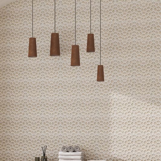 Soft Beige Terracotta 13x13 Matte Porcelain Lattice Tile