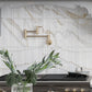 White and Gray 16 x 48 Matte Ceramic Large Tile