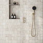 White 4 x 4 Glossy Ceramic Square Tile