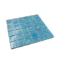 Sky Blue 12 x 12 Glossy Glass Mosaic Tile