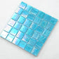 Sky Blue 12 x 12 Glossy Glass Mosaic Tile