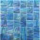 Denim Blue 12 x 12 Glossy Glass Mosaic Tile