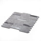 Gray 12 x 12 Honed PVC Peel and Stick Tile