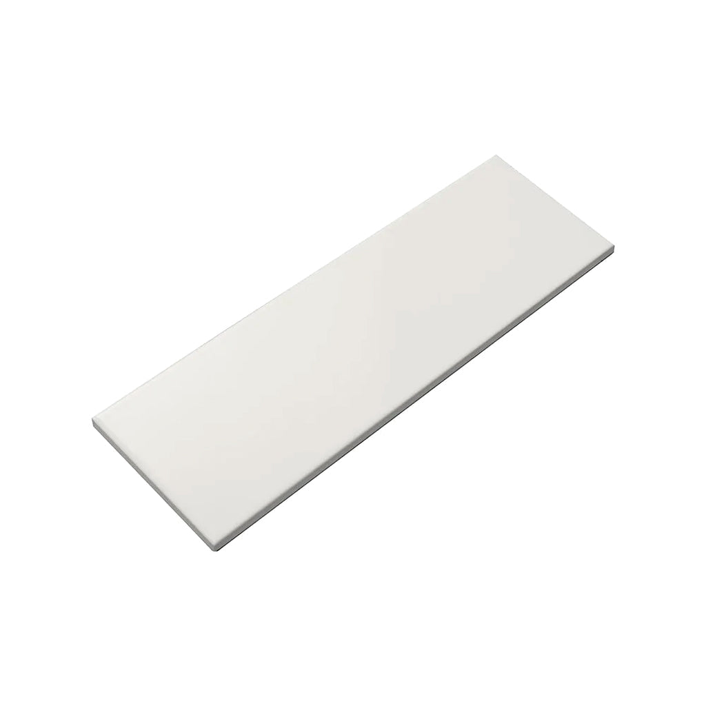 White 4 x 12 Matte Ceramic Subway Tile