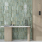 Sage Green 2.5 x 8 Glossy Ceramic Subway Deco Tile