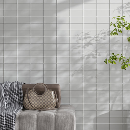 Warm Greige 3 x 6 Matte Glass Subway Tile