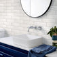 White 2.5 x 8 Glossy Ceramic Subway Tile