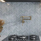 Blue and Gray 10 x 10 Glossy, Matte Glass Mosaic Tile