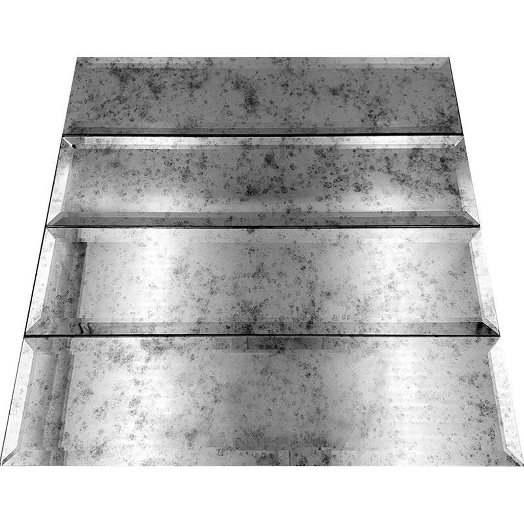 Silver 3 x 12 Polished Glass Subway Tile