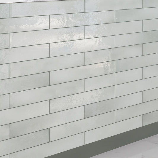 Tea Green 2.6 x 16 Glossy Ceramic Subway Tile