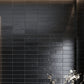 Black 2.5 x 8 Glossy, Matte Ceramic Subway Tile