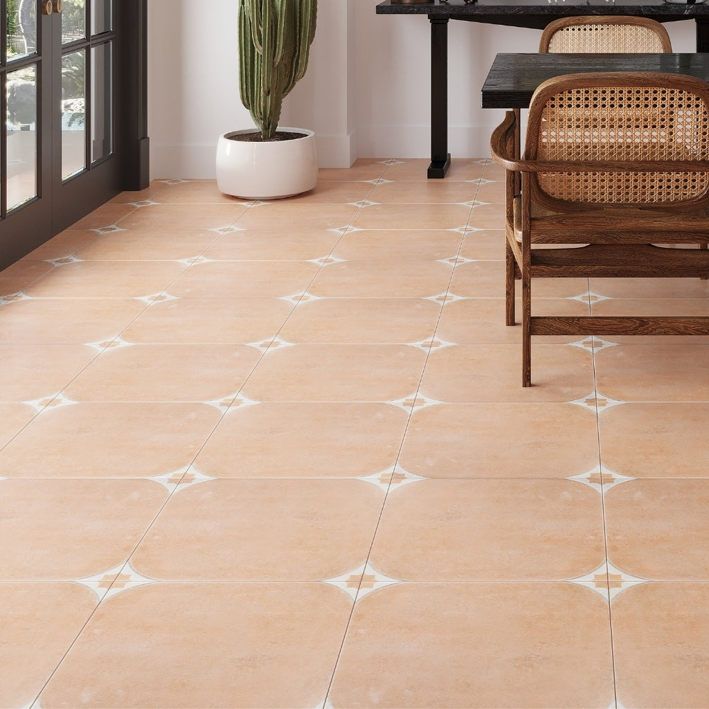 Plaster Brown 18 x 18 Matte Porcelain Large Tile