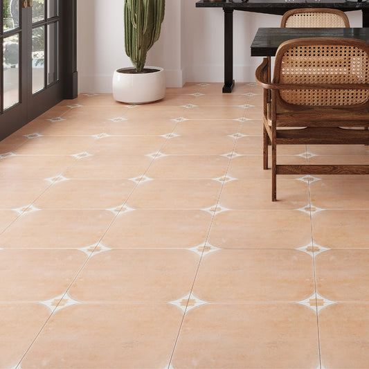 Plaster Brown 18 x 18 Matte Porcelain Large Tile