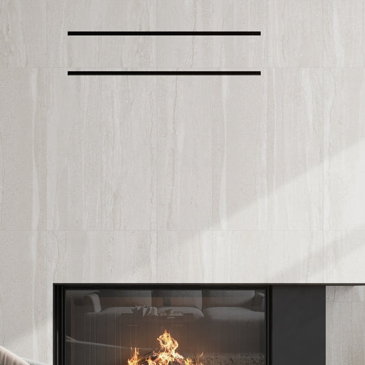 Warm Beige 12x36 Matte Ceramic Large Tile
