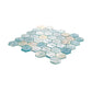 Aqua 12 x 12 Matte Glass Mosaic Tile