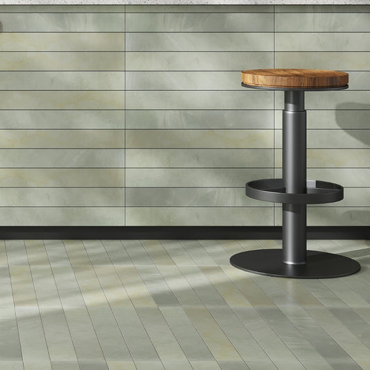 Misty Green 3x24 Matte Porcelain Plank Tile
