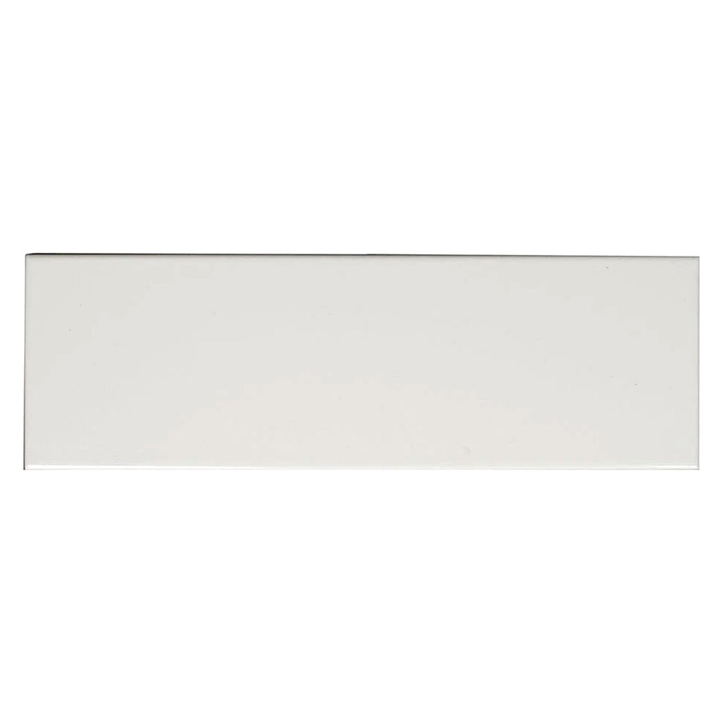 White 4 x 12 Matte Ceramic Subway Tile