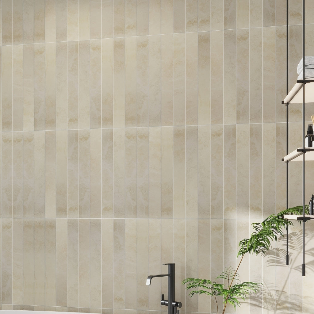 Soft Taupe 3x24 Matte Porcelain Plank Tile