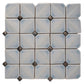 Frost White 12x12 Glossy Ceramic Mosaic Tile
