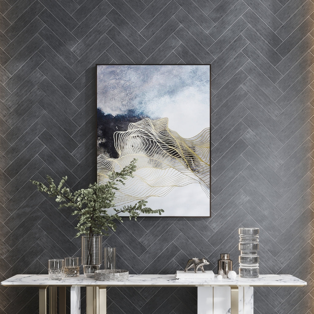 Eastern Black 3x12 Textured Brick Tile