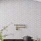 Wooden Grey, Bianco Carrara 12 x 15 Polished Marble Mosaic Tile