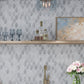 Soft Gray and White 11 x 13 Polished Carrrara, Thassos Marble Mosaic Tile