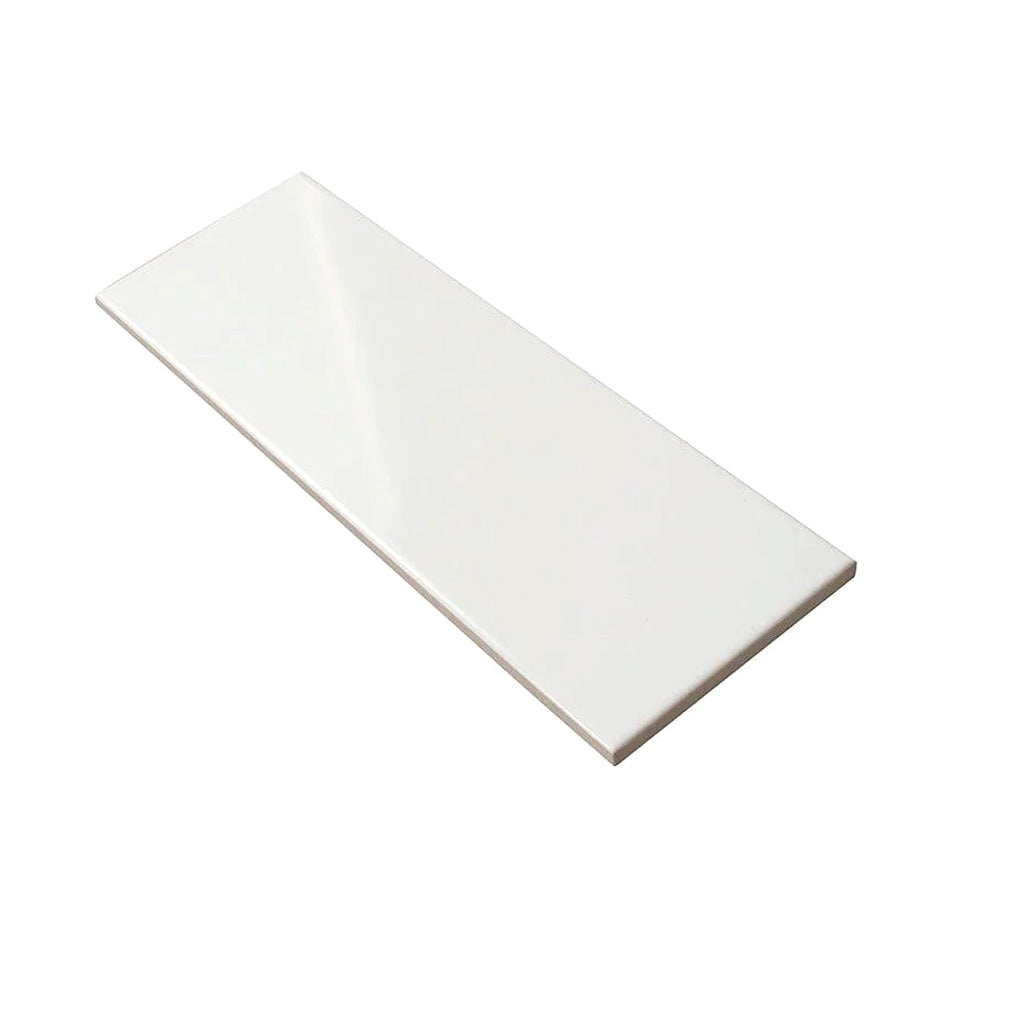 White 4 x 12 Matte Ceramic Subway Tile