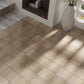 Creamy Beige 8x8 Glossy Porcelain Zellige Square Subway Tile