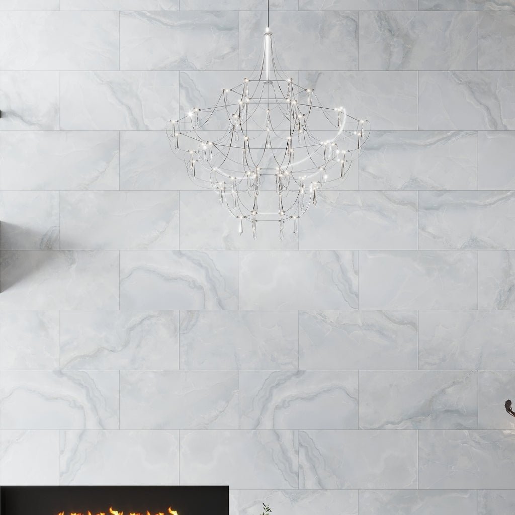 Celestine Blue 24x48 Honed Porcelain Large Tile