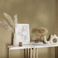 Gold 11 x 11 Glossy diamond Glass Mosaic Tile