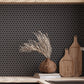 Black 10 x 12 Matte Porcelain Mosaic Tile