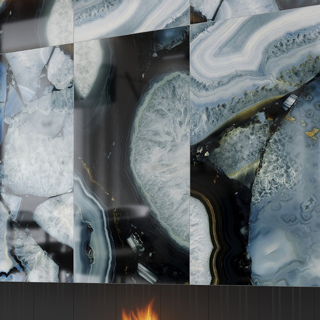Icy Blue 24x48 Lappato Porcelain Large Tile