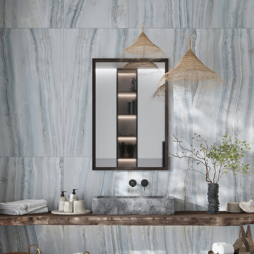 Windy Blue 24x48 Honed Porcelain Large Tile