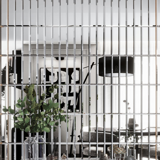 Antique Mirror 3 x 12 Polished Glass Subway Tile