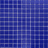 Cobalt Blue 12 x 12 Glossy Glass Mosaic Tile