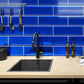 Cobalt Blue 4 x 16 Glossy Glass Subway Tile