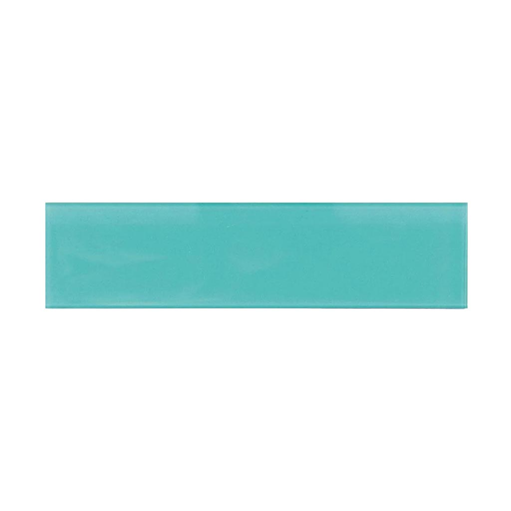 Sky Blue 4 x 16 Glossy Glass Subway Tile