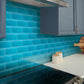 Sapphire Blue 3 x 6 Matte Glass Subway Tile