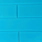 Sapphire Blue 3 x 12 Matte Glass Subway Tile